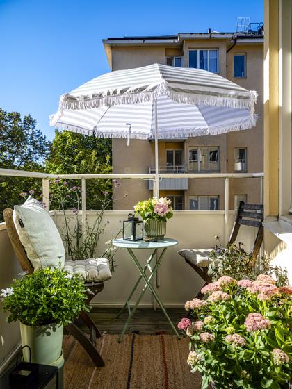 Balkong eller utsiktsbild