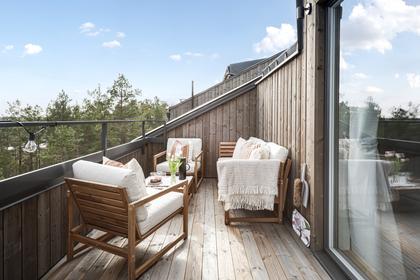 Balkong eller utsiktsbild