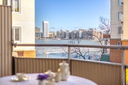 Balkong eller utsiktsbild