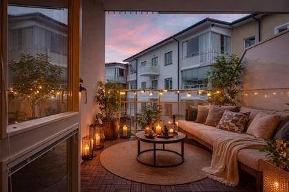 Balkong eller utsiktsbild