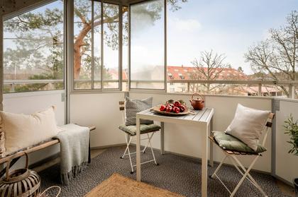 Balkong eller utsiktsbild