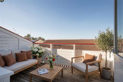 Balkong eller utsiktsbild