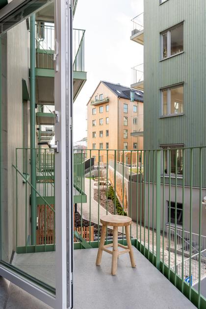 Balkong eller utsiktsbild