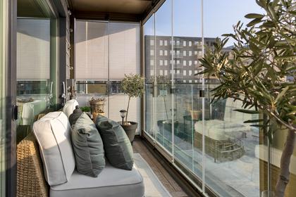 Balkong eller utsiktsbild