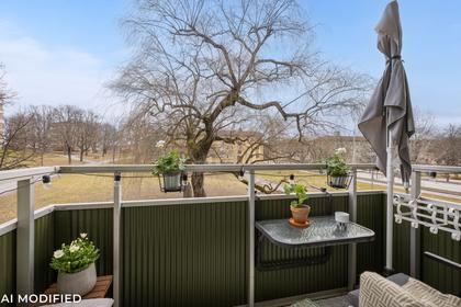 Balkong eller utsiktsbild