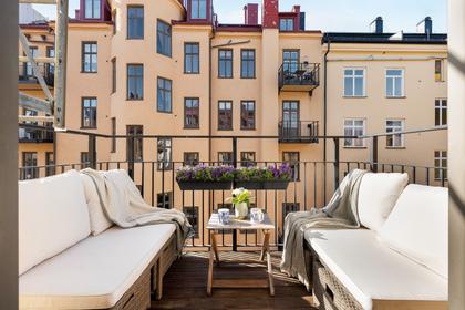 Balkong eller utsiktsbild