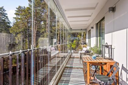 Balkong eller utsiktsbild