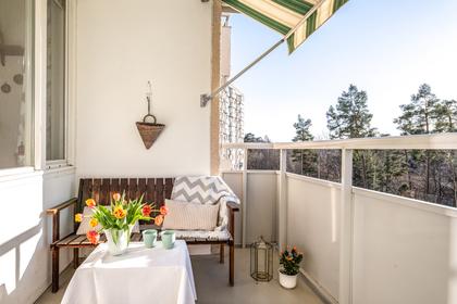 Balkong eller utsiktsbild