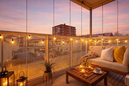 Balkong eller utsiktsbild