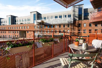 Balkong eller utsiktsbild