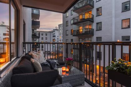 Balkong eller utsiktsbild