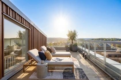 Balkong eller utsiktsbild