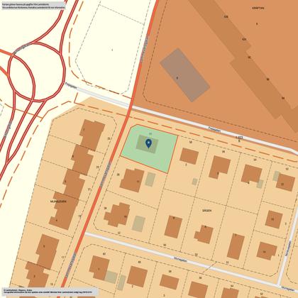 Illustrerad karta över fastigheten eller området