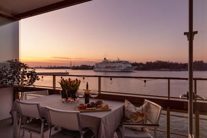 Balkong eller utsiktsbild