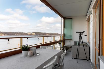 Balkong eller utsiktsbild