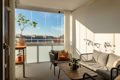 Balkong eller utsiktsbild