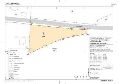 Illustrerad karta över fastigheten eller området