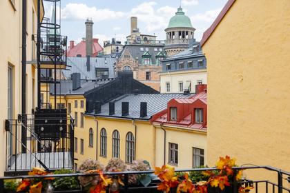 Balkong eller utsiktsbild