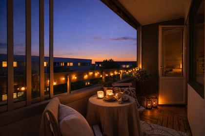 Balkong eller utsiktsbild