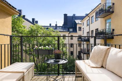 Balkong eller utsiktsbild