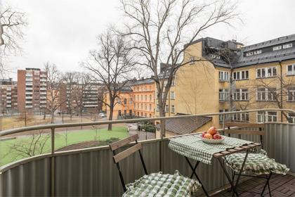 Balkong eller utsiktsbild