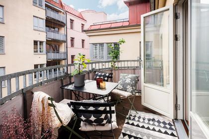 Balkong eller utsiktsbild