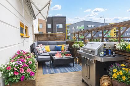 Balkong eller utsiktsbild