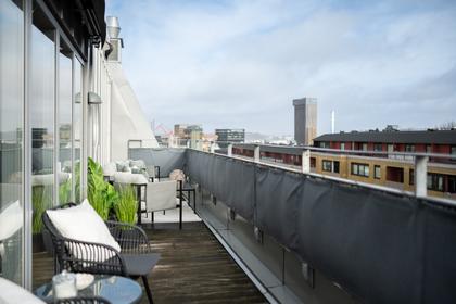 Balkong eller utsiktsbild