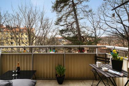 Balkong eller utsiktsbild