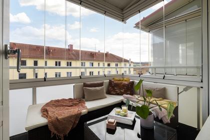 Balkong eller utsiktsbild