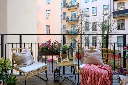 Balkong eller utsiktsbild