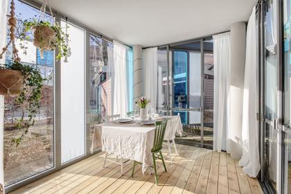 Balkong eller utsiktsbild