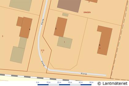 Illustrerad karta över fastigheten eller området