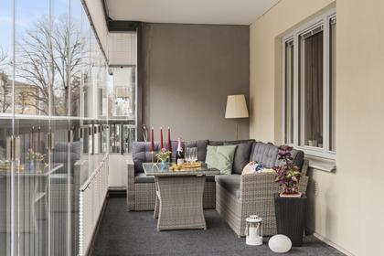 Balkong eller utsiktsbild