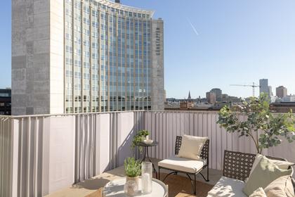 Balkong eller utsiktsbild