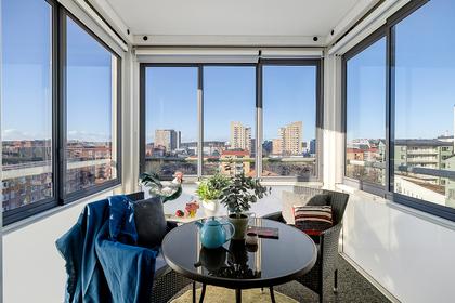 Balkong eller utsiktsbild