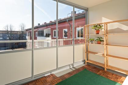 Balkong eller utsiktsbild