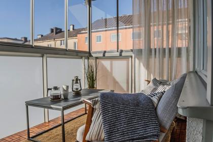 Balkong eller utsiktsbild