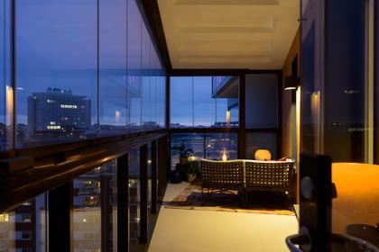 Balkong eller utsiktsbild