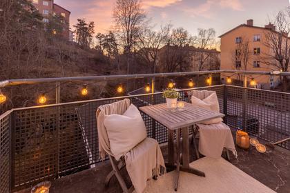 Balkong eller utsiktsbild