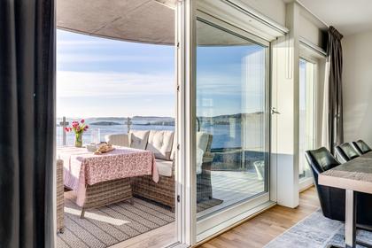 Balkong eller utsiktsbild