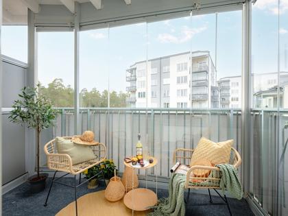 Balkong eller utsiktsbild