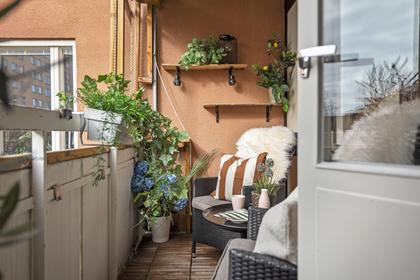 Balkong eller utsiktsbild