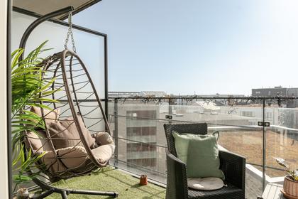 Balkong eller utsiktsbild