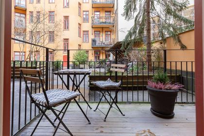 Balkong eller utsiktsbild