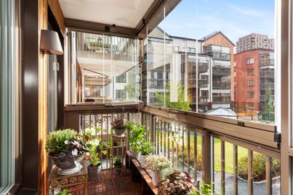 Balkong eller utsiktsbild