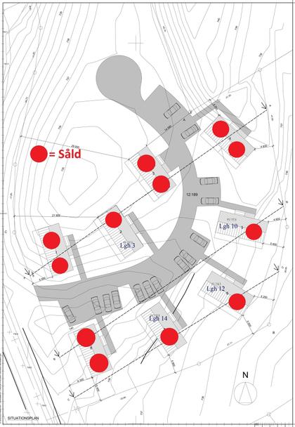 Illustrerad karta över fastigheten eller området
