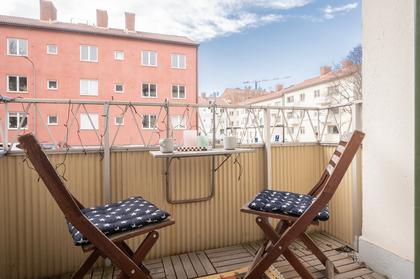 Balkong eller utsiktsbild