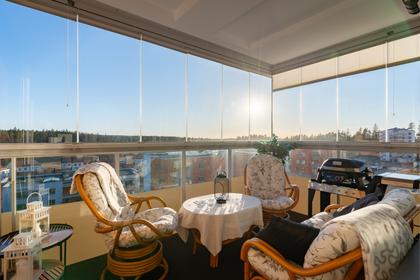 Balkong eller utsiktsbild