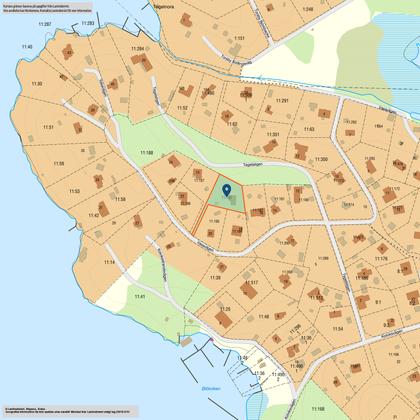 Illustrerad karta över fastigheten eller området